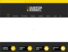Tablet Screenshot of culbertsonresources.com